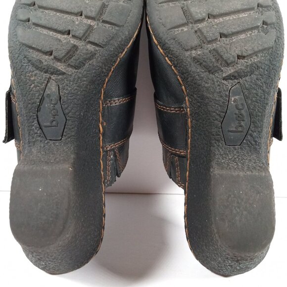 b.o.c Born Concept Leather Mules Women Size US 9 Black BC3725 - Picture 12 of 15